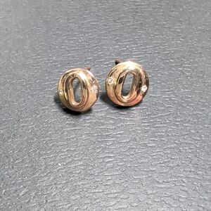 Coach Gold and Silver Stud Earrings